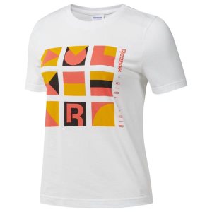 Reebok Gigi T Shirt Damen - Weiß - DE 372-YAF